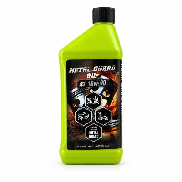 Metal Guard 4T 10W-40 Oil – Ekstremalna Redukcja Tarcia i Maksymalna Ochrona (1L)